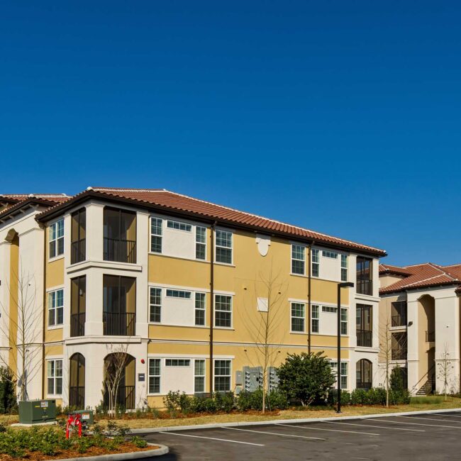 Douglas Grand at Westside Several Three-Story Buildings and Parking Lot